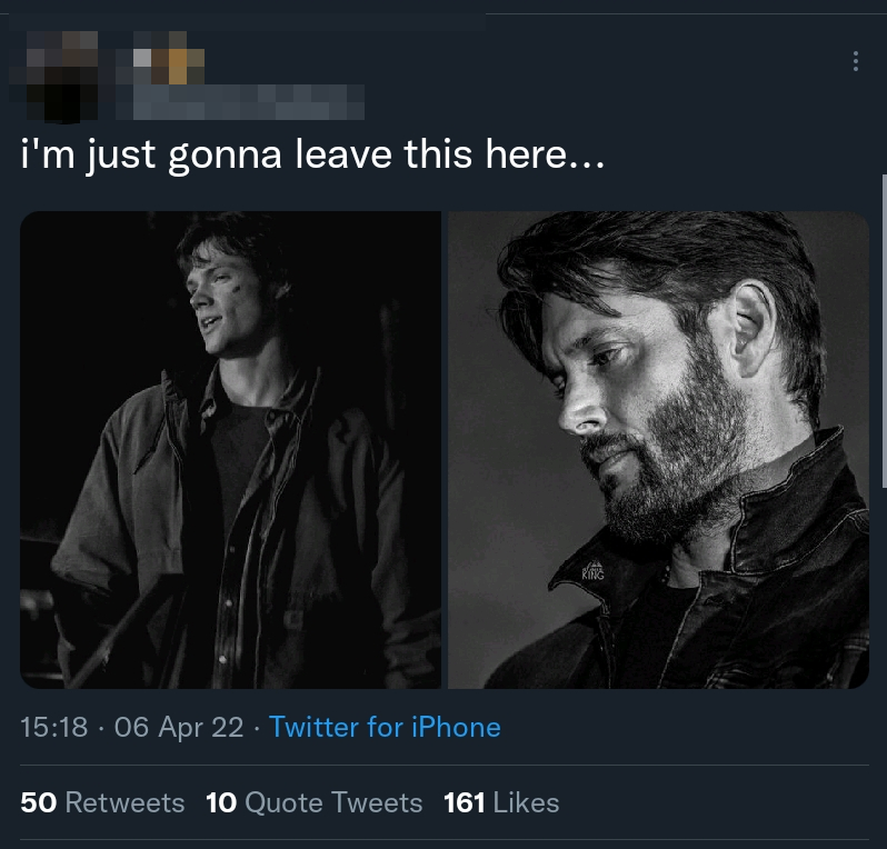 Sam/Dean 20 year age gap