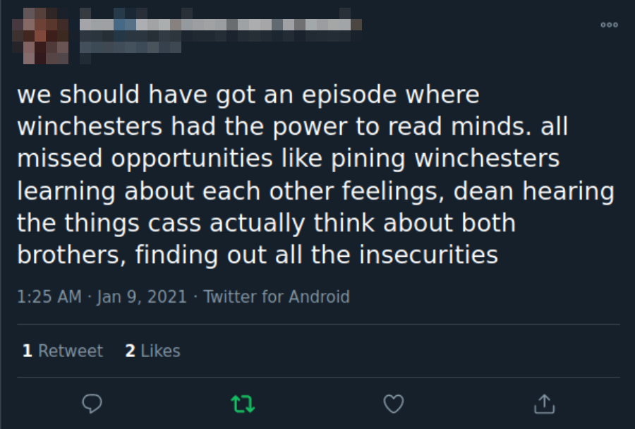 Mind-reading Winchesters